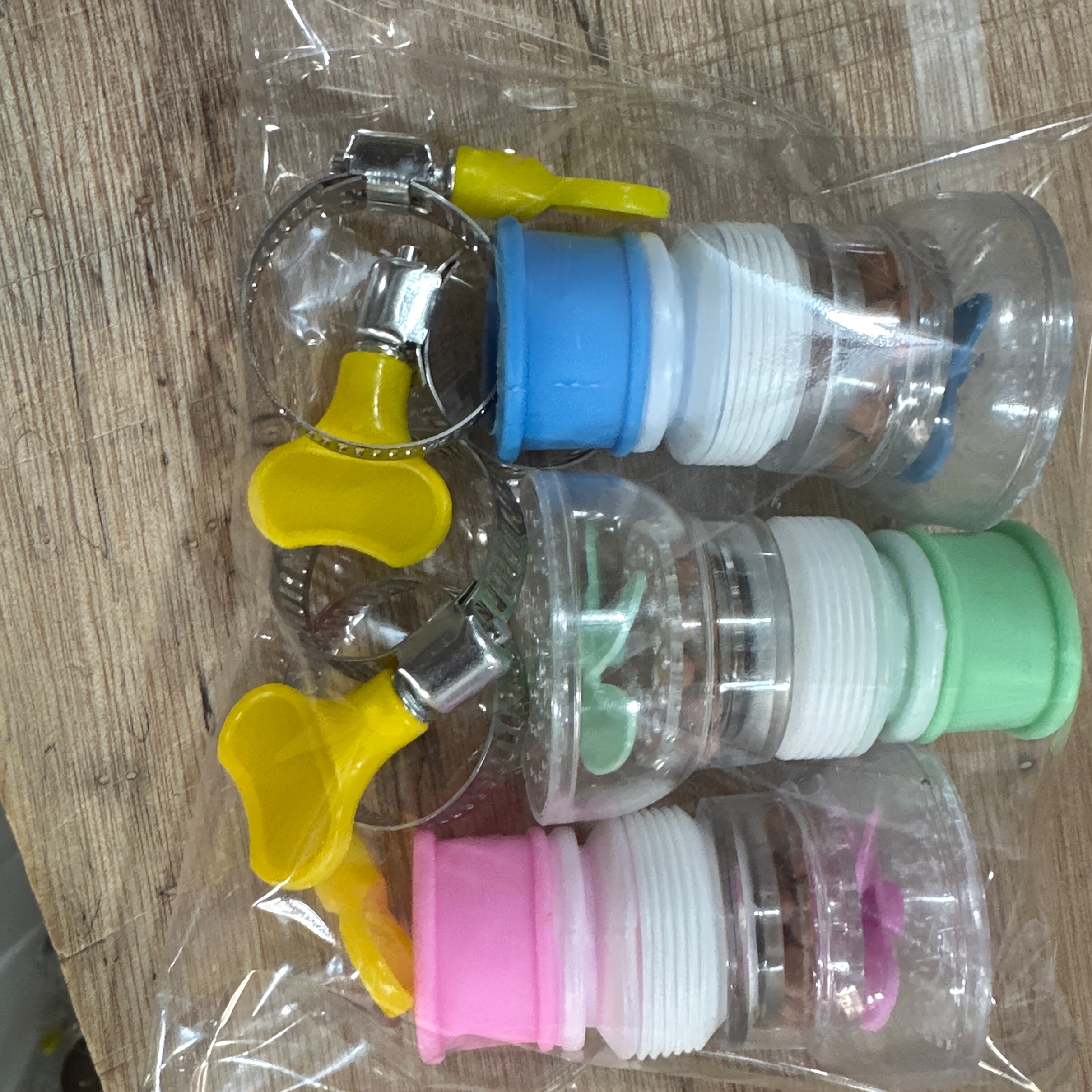 TEMU Set da 7 pezzi filtranti + 4 , purificatore per rubinetto��rimozione cloro e odori ad flusso, senza installazione, per uso esterno, docce, vasche