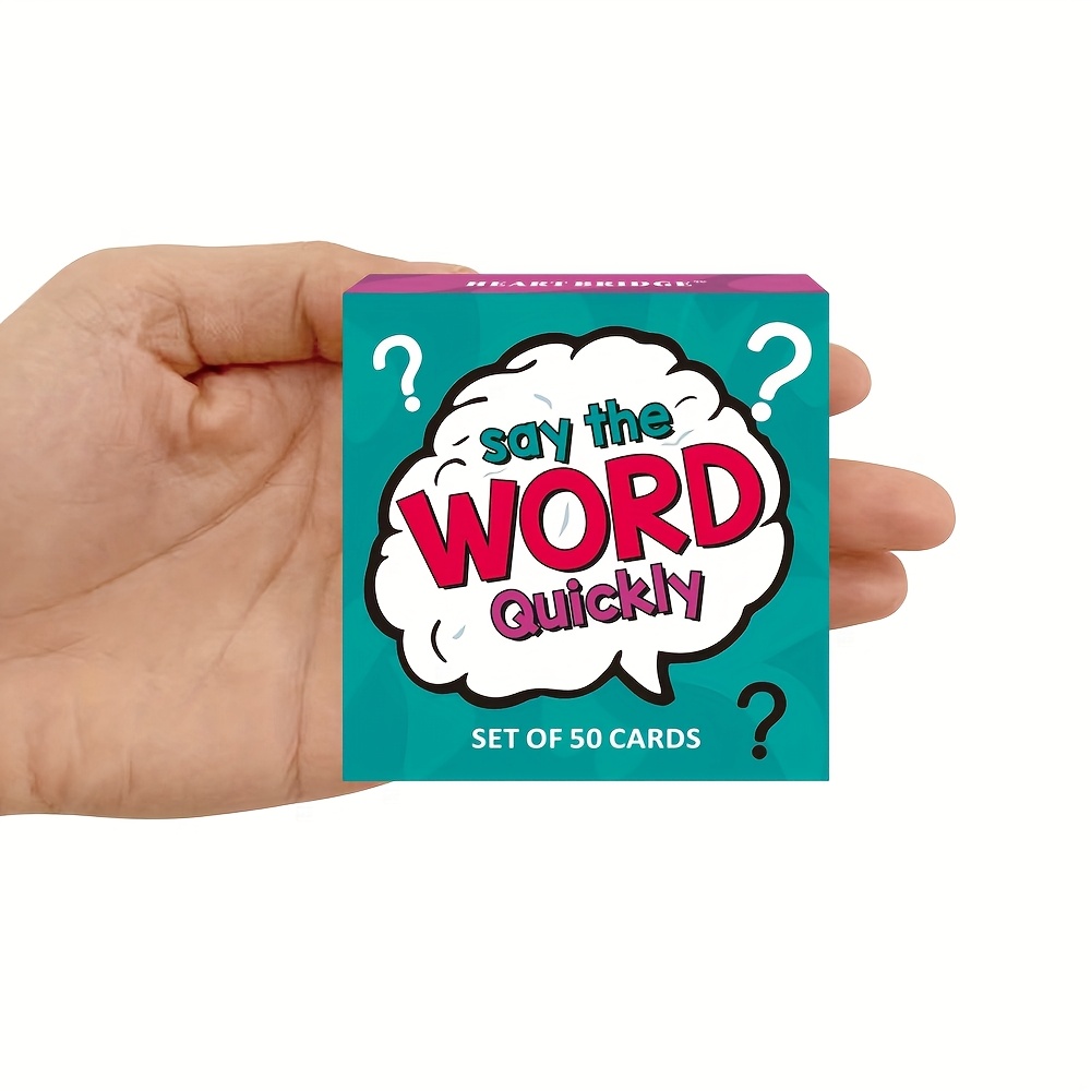HEART BRIDGE Quick Word Guessing Challenge Card Game