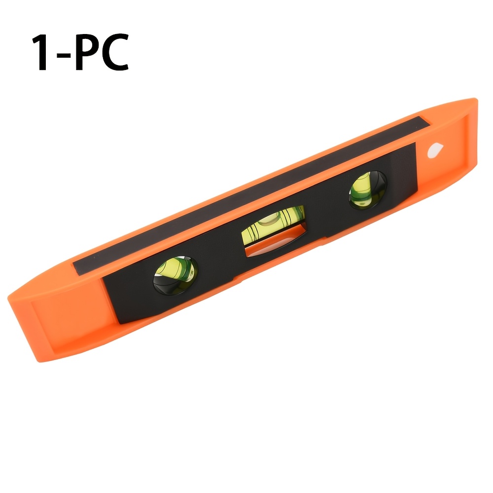 230mm/9 Inch Precision Level Ruler, Magnetic Spirit Level, Compact Leveling Tool, Slope Balance Ruler, Suitable For Leveling, Measuring, Marking, And Cutting