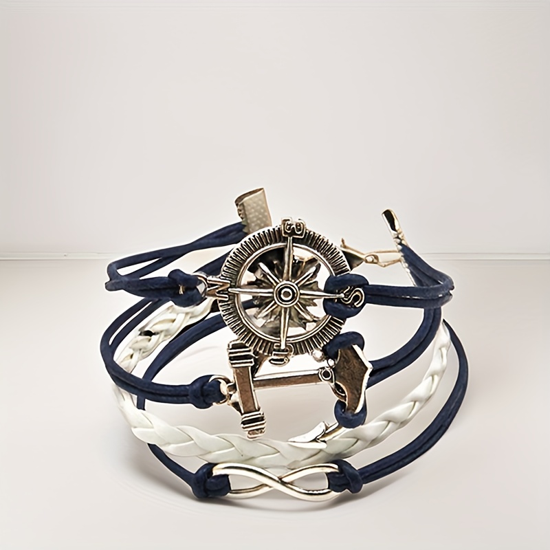 

- Anchor Bracelet Set For - Polyester , For