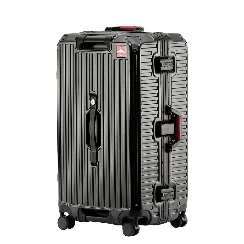 Lightweight High-Capacity Suitcase with Thickened ABS+PC Material