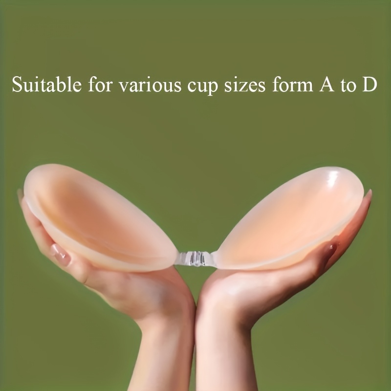 Classic Sexy Big-breasted Anti-sagging Silicone Bra, Gathers Without Slipping, Invisible and Seamless Self-adhesive Breast Pads for Wedding Dresses.