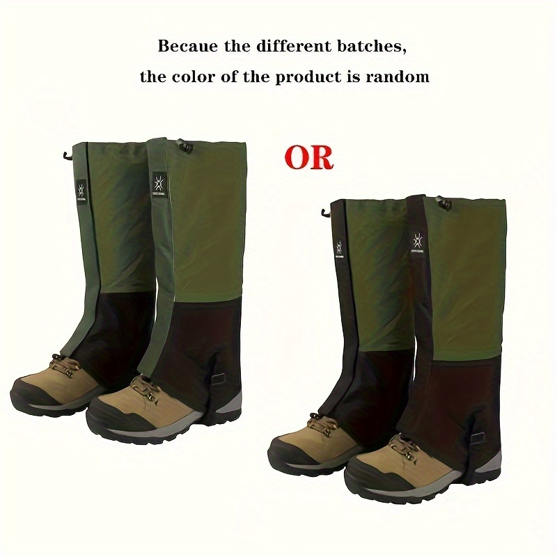 Image of Outdoor Leg Guards Suitable For Everyone - For Breathable Hiking, Hunting, Camping, Skiing, Desert, Walking, And Mountaineering Men's And Women's Foot Covers - , - 1 Pair. Random Style Random