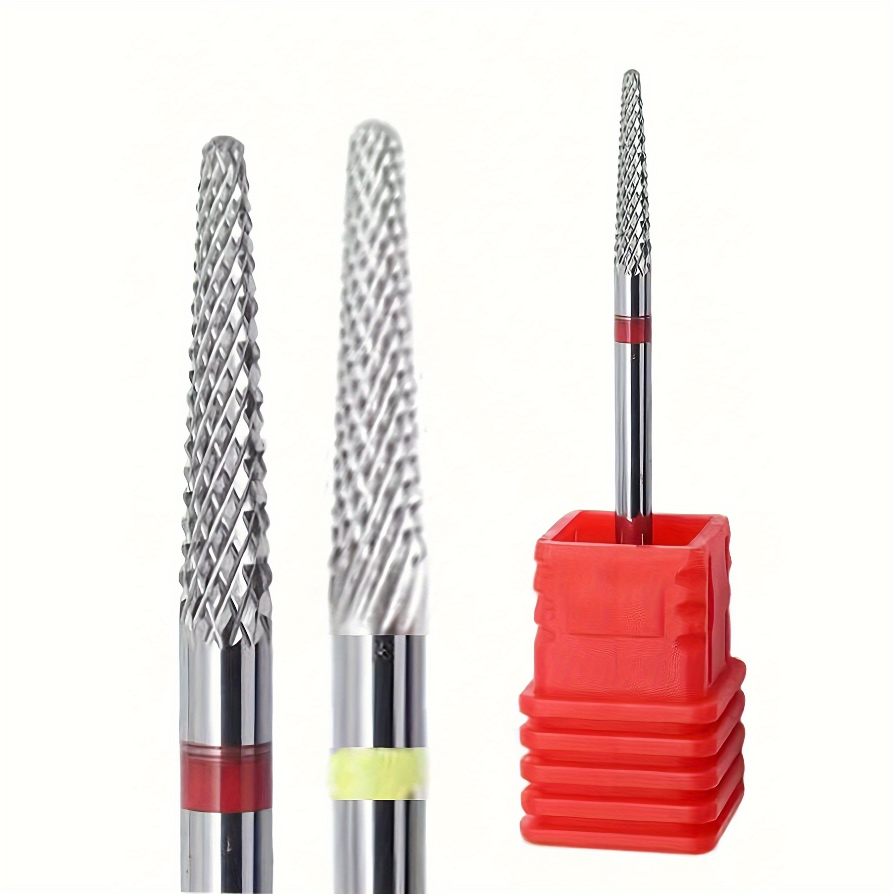 

Professional Carbide Nail Drill Bit, 3/32'' - Perfect For Manicure & Pedicure, Cuticle Gel Polishing, Beginner-friendly