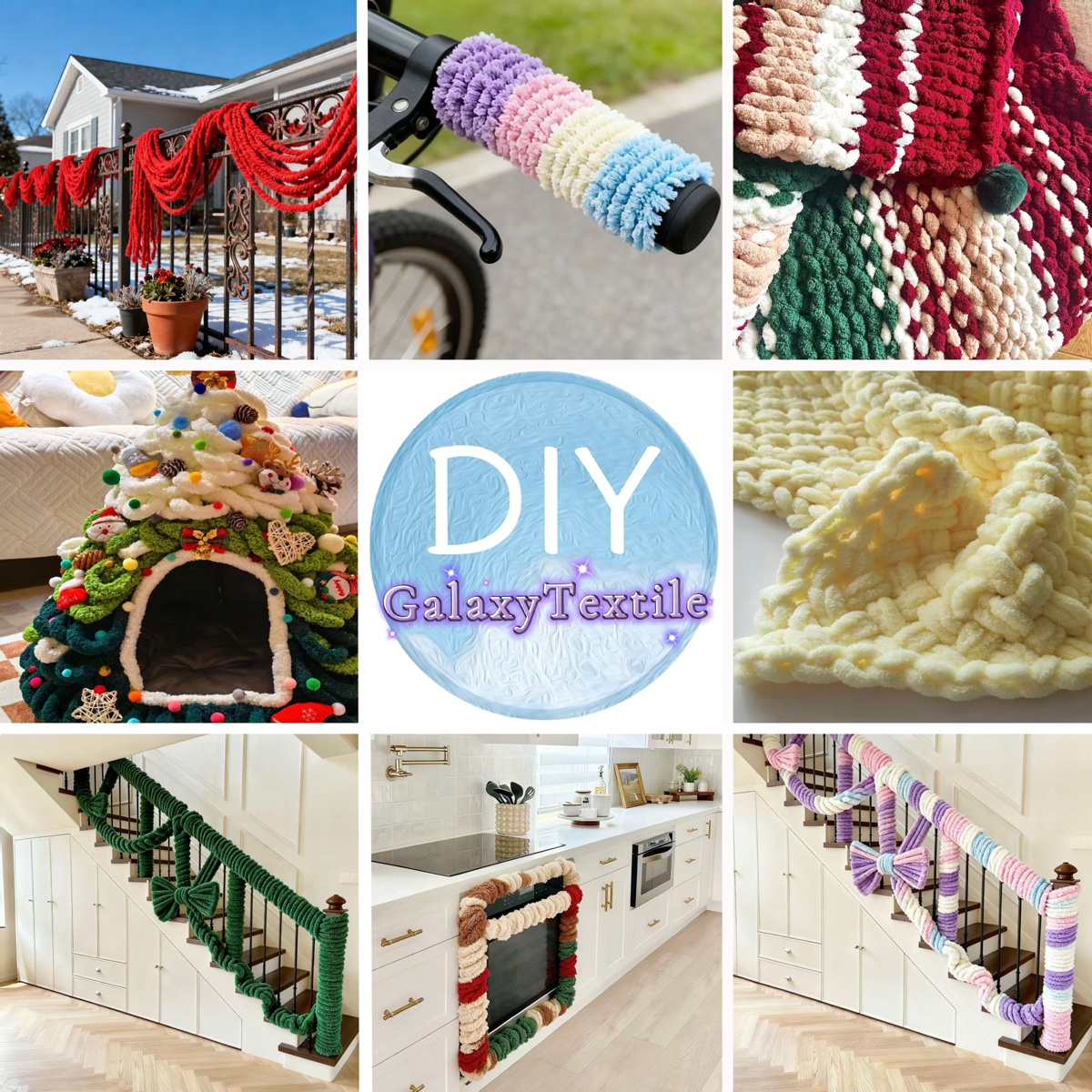 4pcs ultra thick chenille knitting yarn mixed colors 100 polyester for handmade blankets scarves hats cat beds all skill levels ages crafting supplies   textured yarn durable yarn knitting accessories and supplies