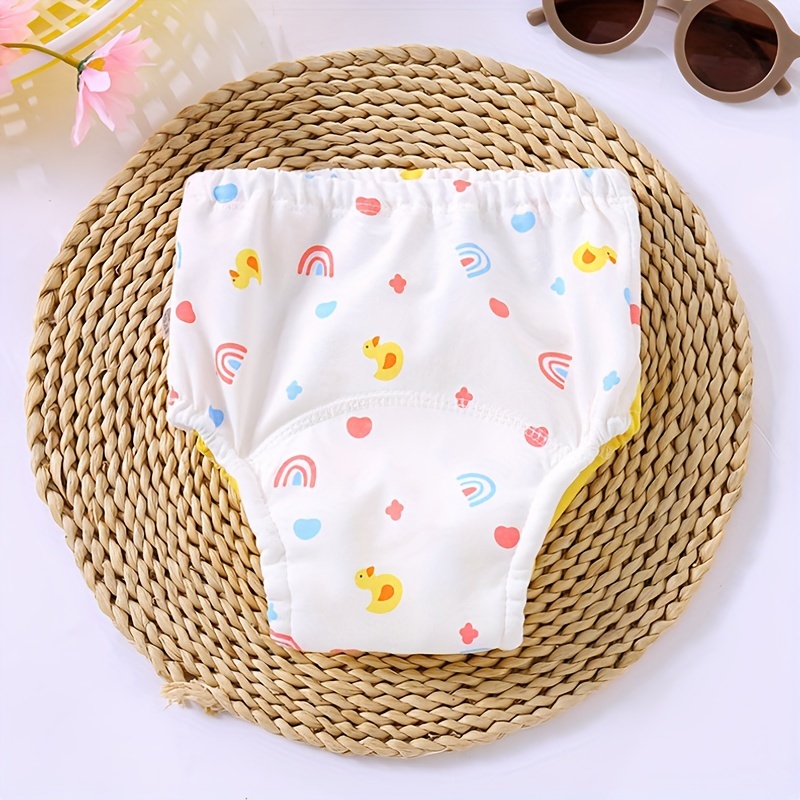   adorable cartoon animal   cotton training pants for   breathable washable diaper with 6 layer gauze     details 14