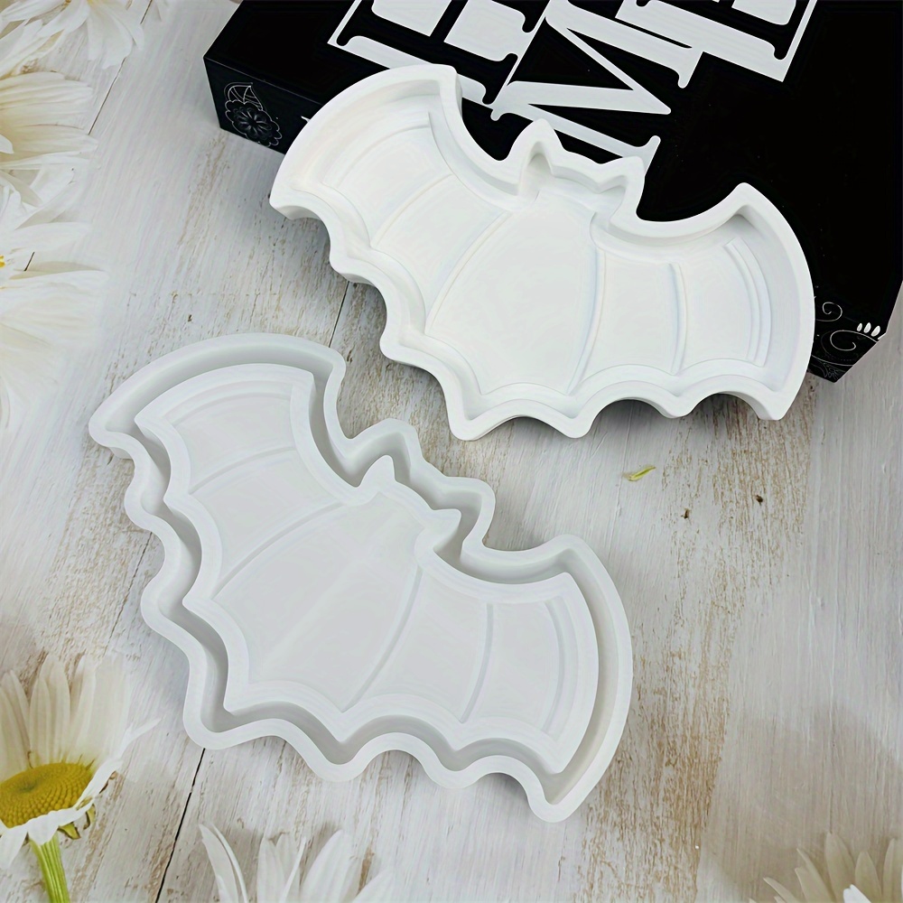 

Bat Tray Silicone Resin Casting Molds, Diy Plaster Candy Dish, Animal Shape Craft Molds For Epoxy Resin Jewelry Storage Tray Making