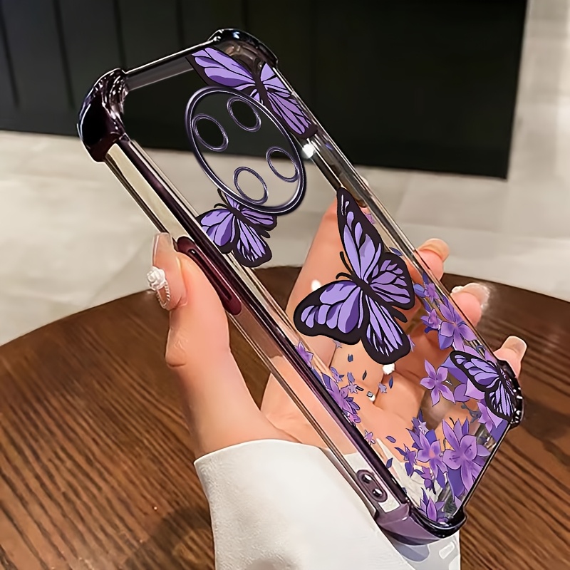 TEMU para Teléfono - Protección Electrochapada de Esquinas para Honor Magic 7 Lite, , Transparente, Carcasa Antigolpes para Teléfono