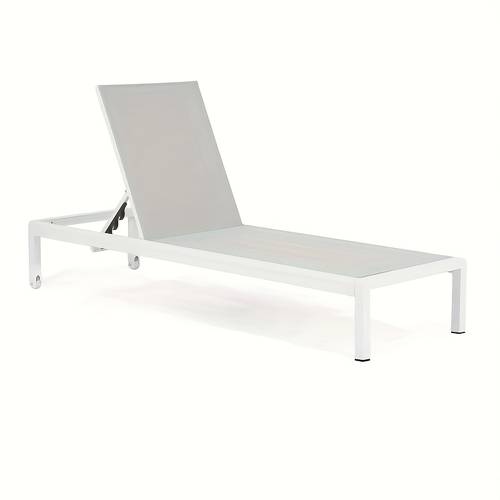 outdoor chaise lounge chair set of 2 aluminum adjustable outside chair for pool patio beach yard all weather use uv resistant 400lbs weight capacity