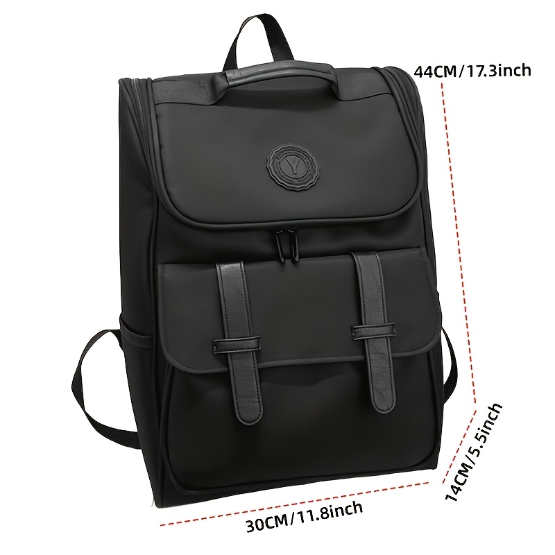 TEMU Trendy Backpack, Simple Large-capacity And Travel Backpack, Casual Junior High School High School College Students Schoolbag, For Teenager