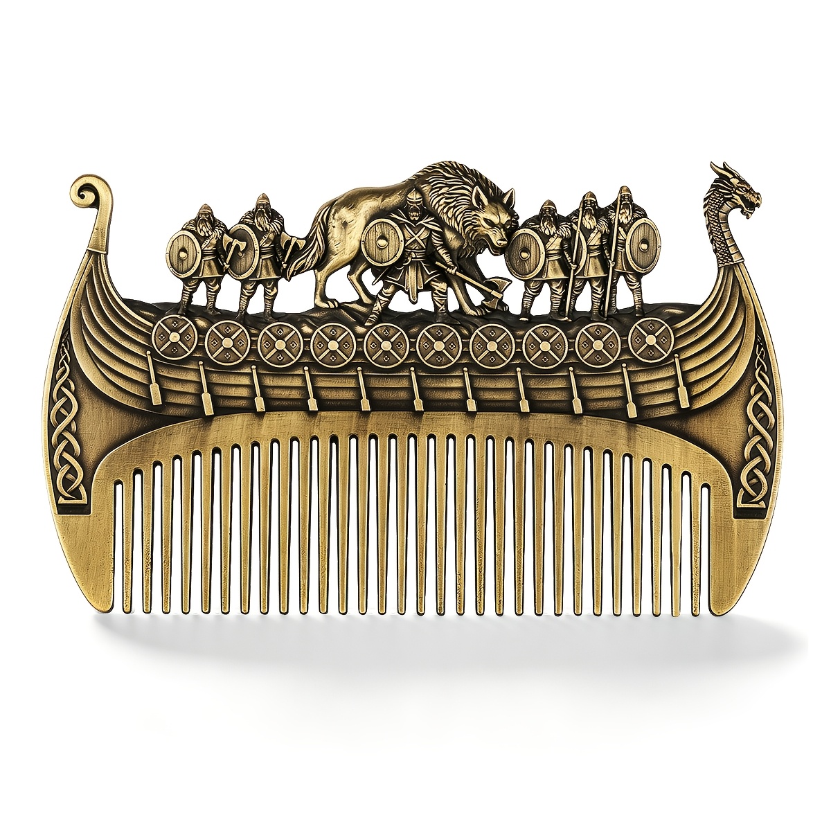 TEMU da barba in metallo a forma di vichinga per Halloween, da da per della , regalo originale per feste di Halloween per