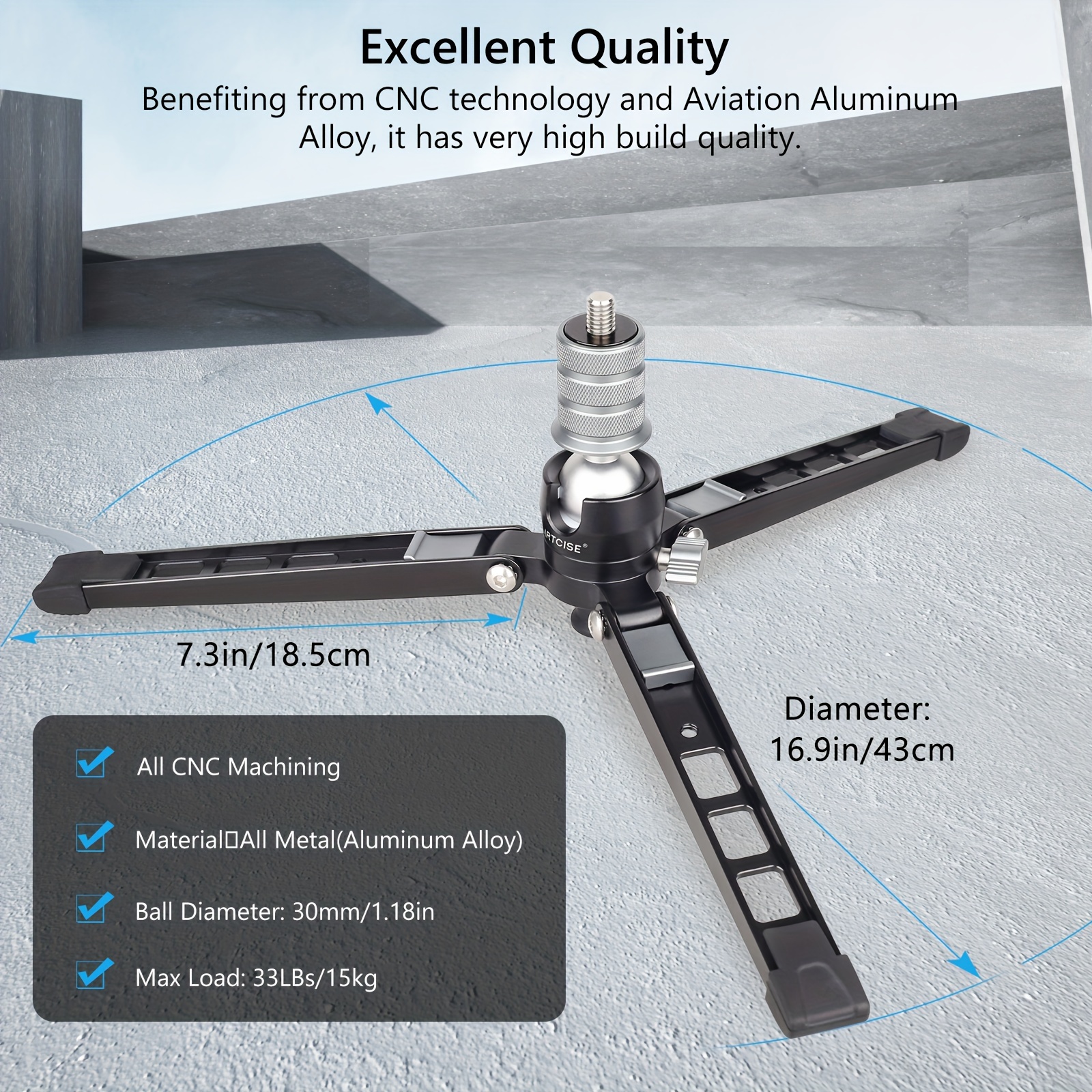 dx5 compact monopod support base tripod high quality Temu Bahrain