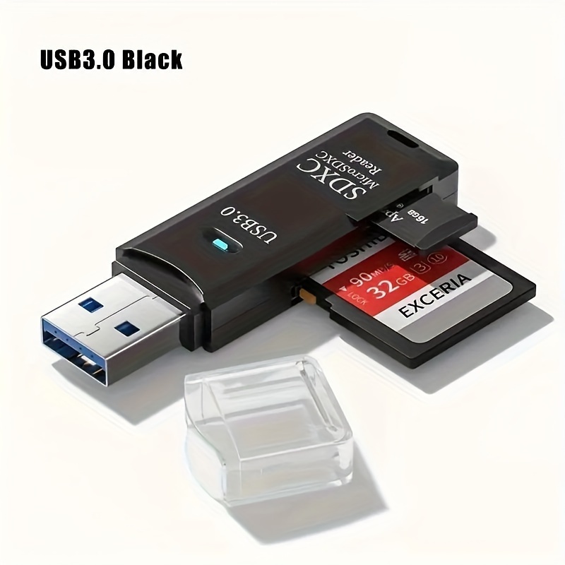 Sd 2 in 1 High speed 3.0 Card Reader Plug Play Reading Usb - Temu