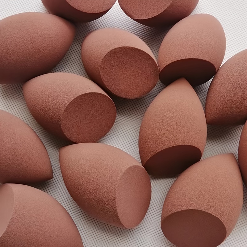 Milk Tea Diagonal Cut Makeup Sponge for Wet & Dry Use
