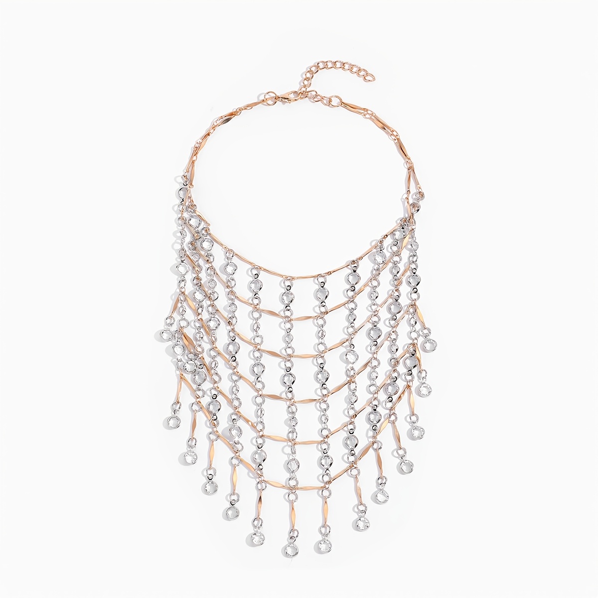 TEMU Collier élégant à pendentif en résine à pompons multicouches, collier de corps à pochette en vintage, adapté pour et les des femmes