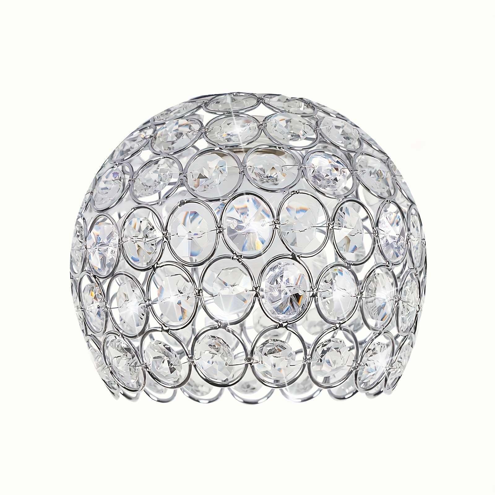Silver bedroom light shade discount