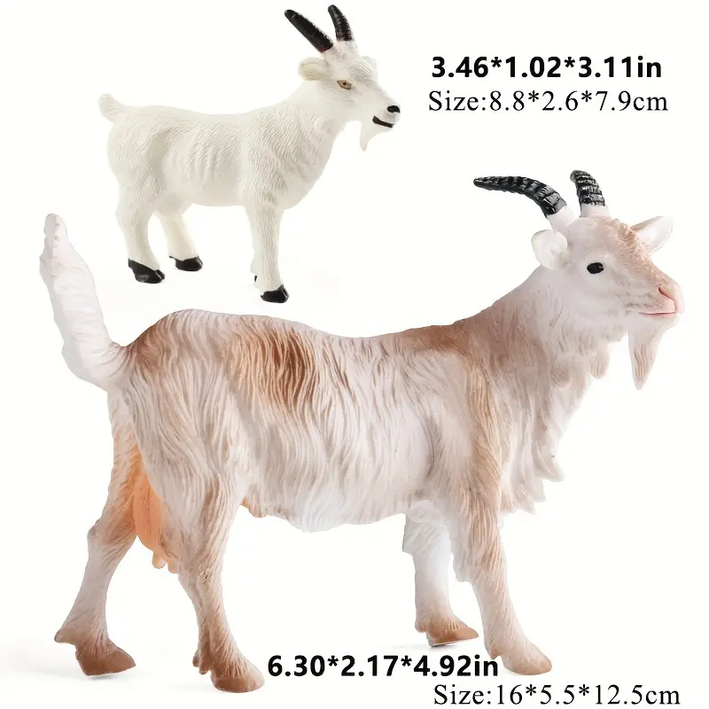 Figurine Vintage Chèvre - Animal De Ferme PVC - Jouet Agricole Collection Animal Miniature Ferme Figurine Vintage Chèvre - Animal De Ferme PVC - Jouet Agricole Collection Animal Miniature Ferme