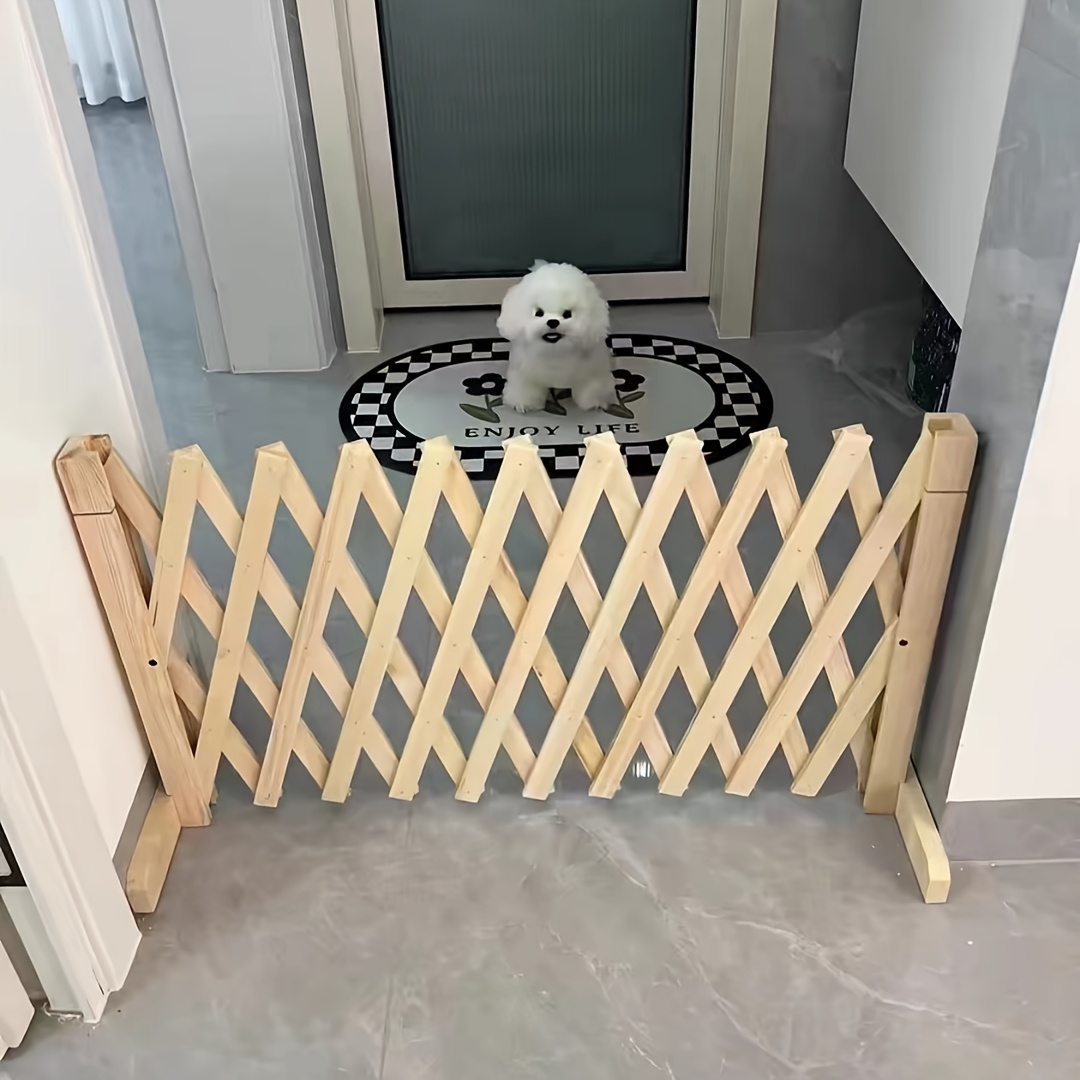 holz-haustiergitter mit ausziehbarem hundegitter, innen-sicherheitsbarriere für zuhause, schlafzimmer, türöffnung treppen – einfach zu installieren, 47.24/62.99/78.74 zoll, für den innenbereich für hunde,   für alle 4 jahreszeiten: frühling, sommer, herbst, winter
