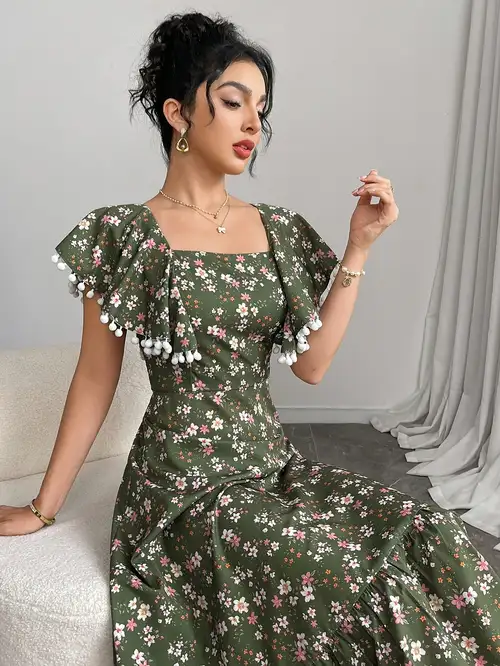 green cottagecore dress - Bahrain green cottagecore dress - Bahrain