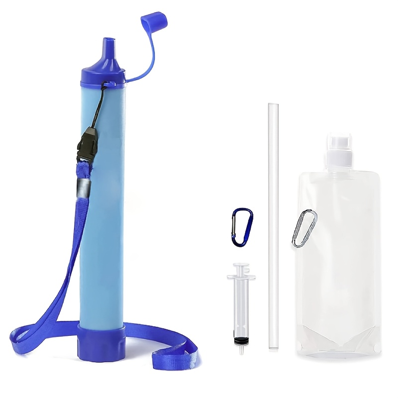 Gravity Water Filter Straw for Camping & Emergency