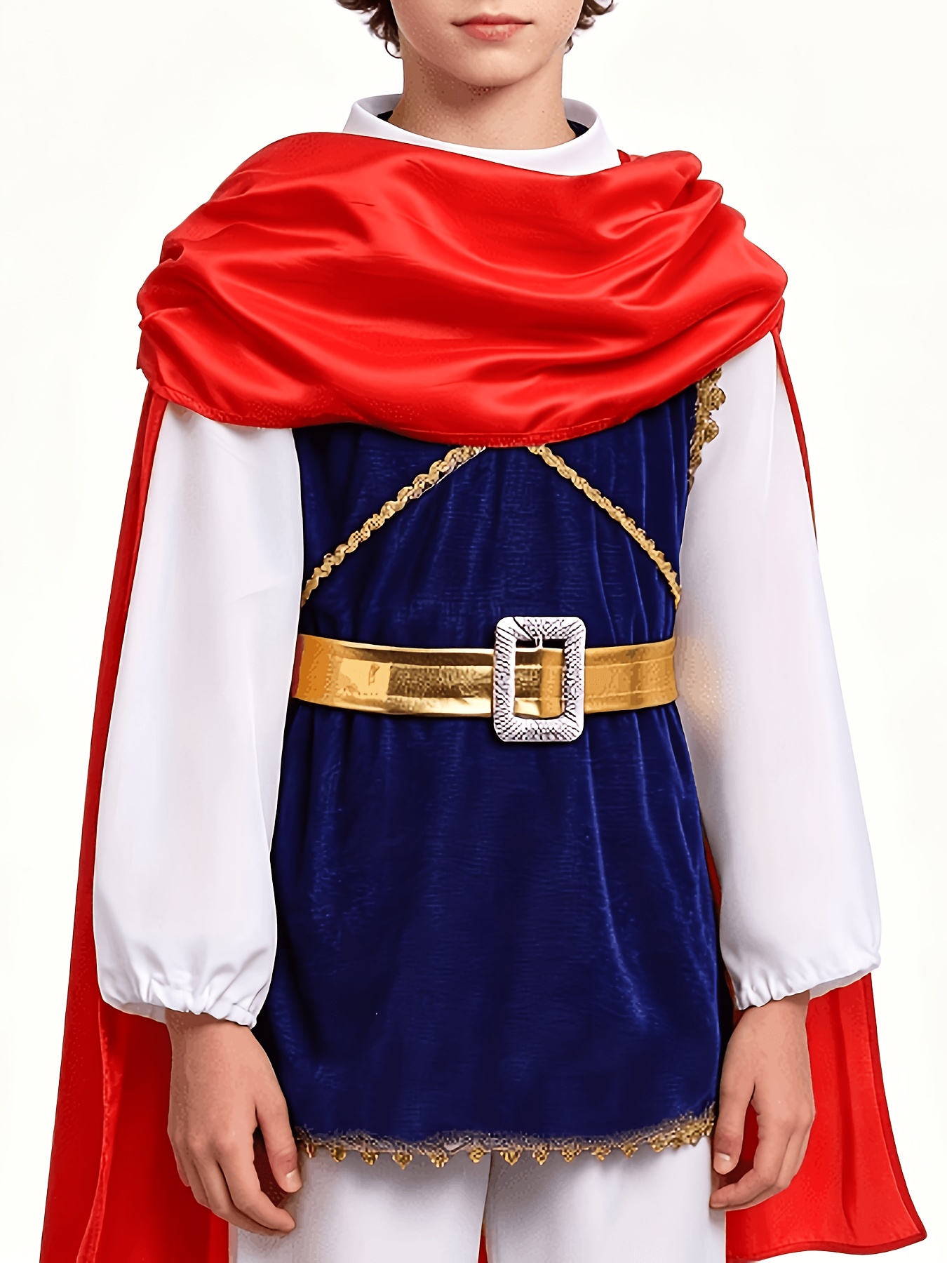 prince birthday dress 7pcs set halloween carnival party Size:Extra Small