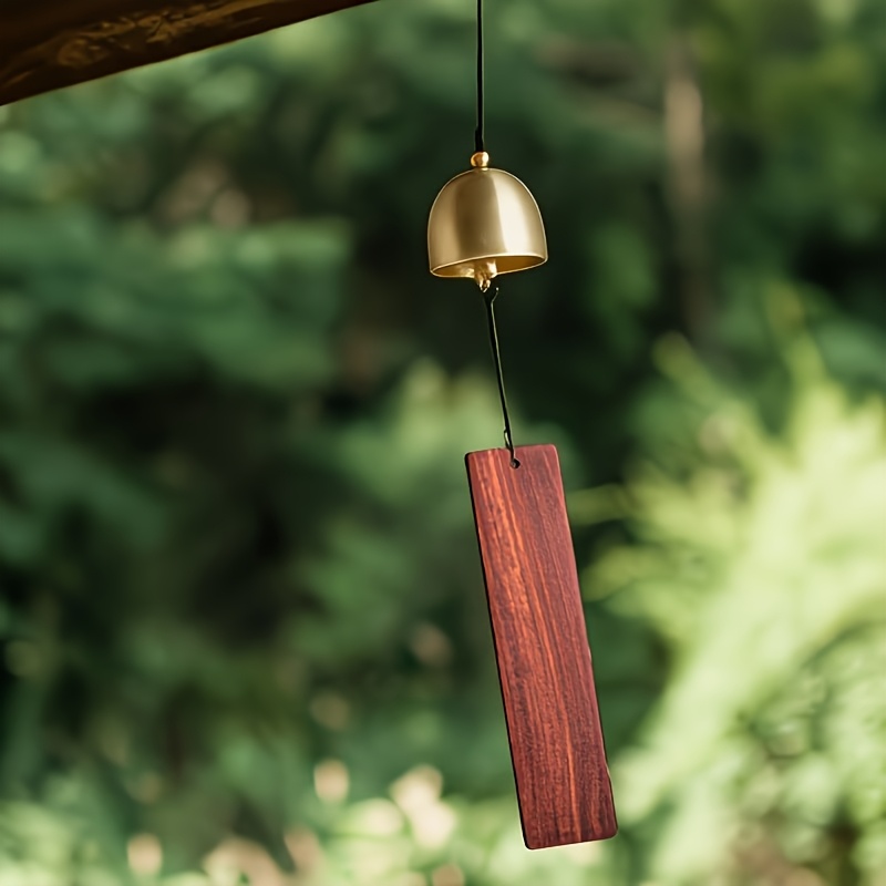   peace   wind chime brass wind chime   garden decoration suitable for home courtyard balcony   unique creative small gift