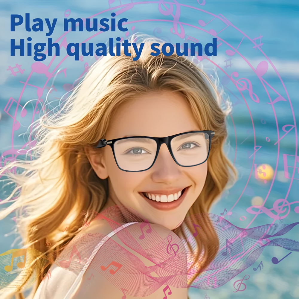 Slimme AI Fotochrome Bril, Ondersteunt Voice Assistant, Voice Recording/Vertaling/Draadloos Bellen, Nieuwe AI Fashion Slimme Bril, AI Dialogue/Lichtgewicht, Slimme Bril voor Mannen en Vrouwen, Kerstcadeau/Verjaardagsfeest/Holiday Cadeau