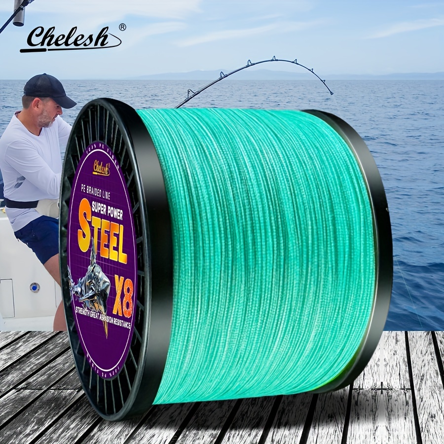 Neon Fishing Line Dorsea Dynema 100m 300m Orange PE Extreme Braded