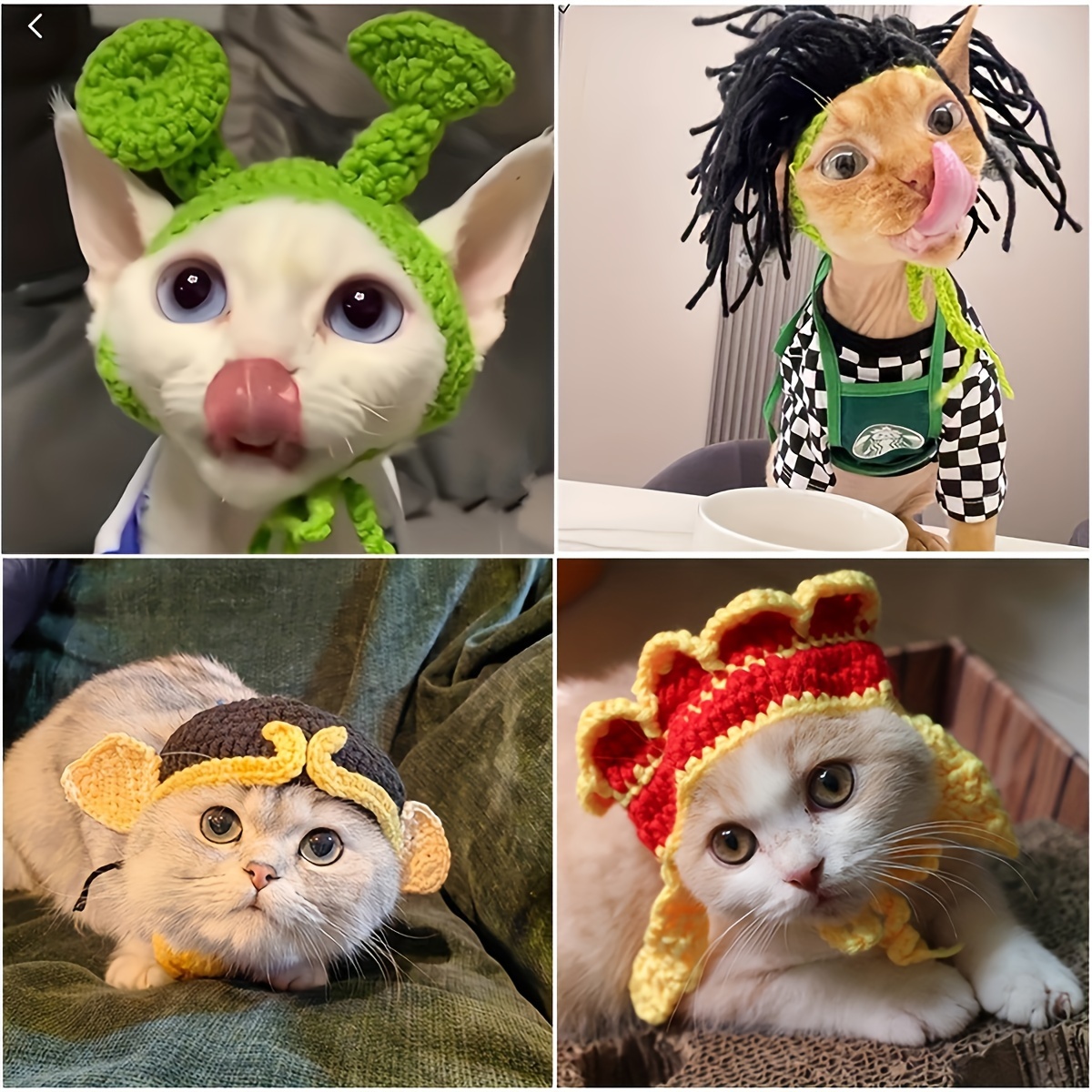 Pete The Cat Crochet Hat - Temu