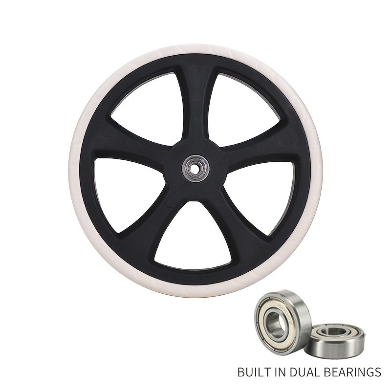 [Foldable | Aluminum Alloy] 1pc Foldable Shopping Cart | Large Wheels, Aluminum Alloy Frame, Quiet Trolley, Portable Grocery Cart | Above 10L Capacity, Elderly Aid, 50kg Load-Bearing Capacity