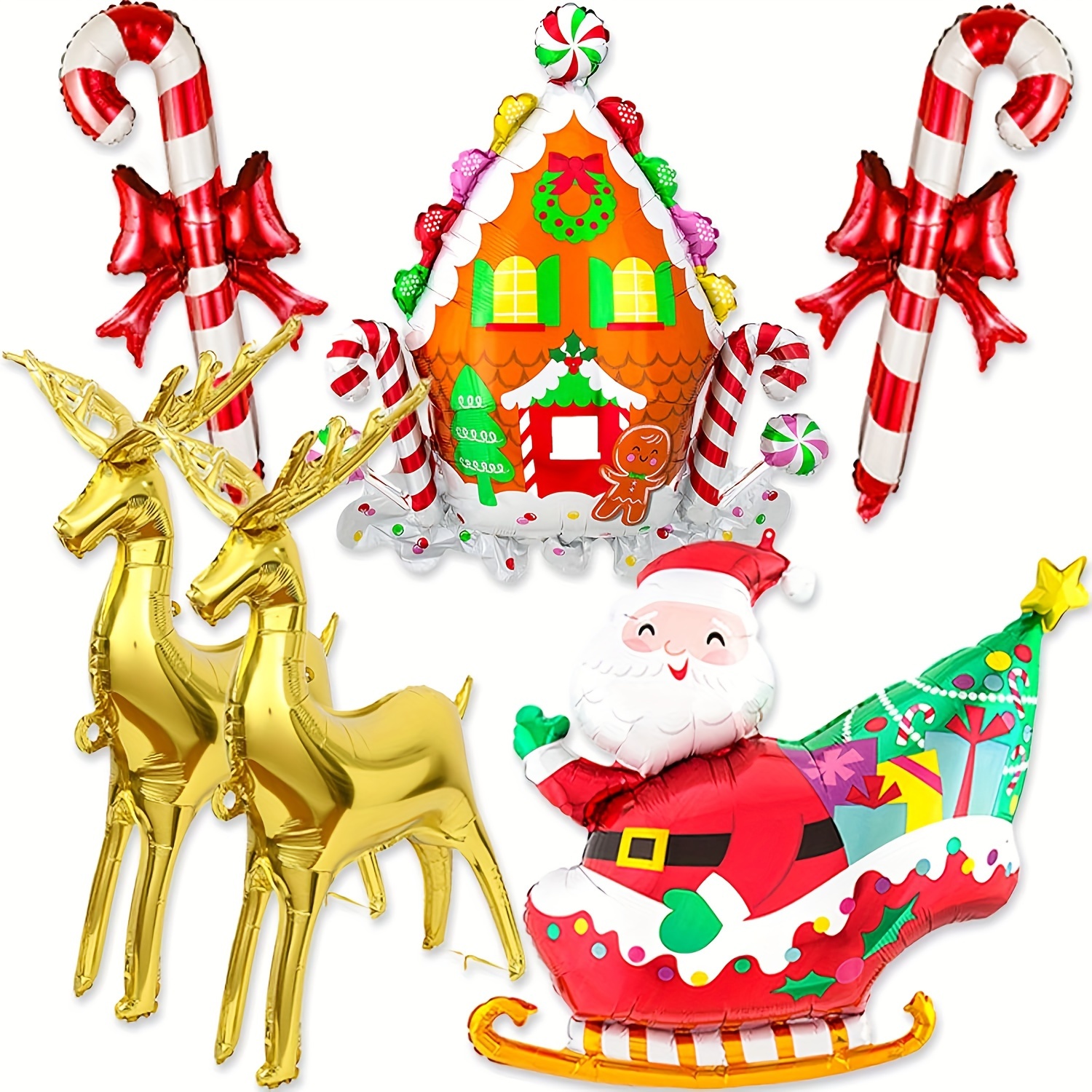 

Christmas Set - 6pc Christmas Decorations Standing , , , Aluminum For Decor, -sealing, 14+ Years