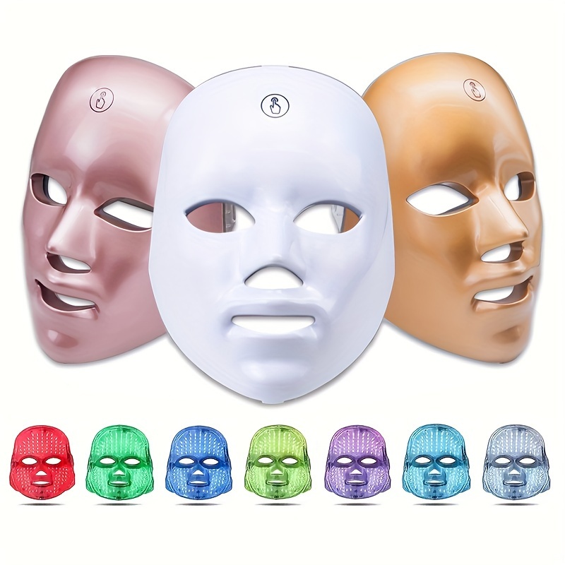 

7 Colors Led Mask For Facial Skin Care, Skincare Device, Facial Beauty Mask, Valentine's Day, Mother's Day Gift, Perfect Gifts For Women