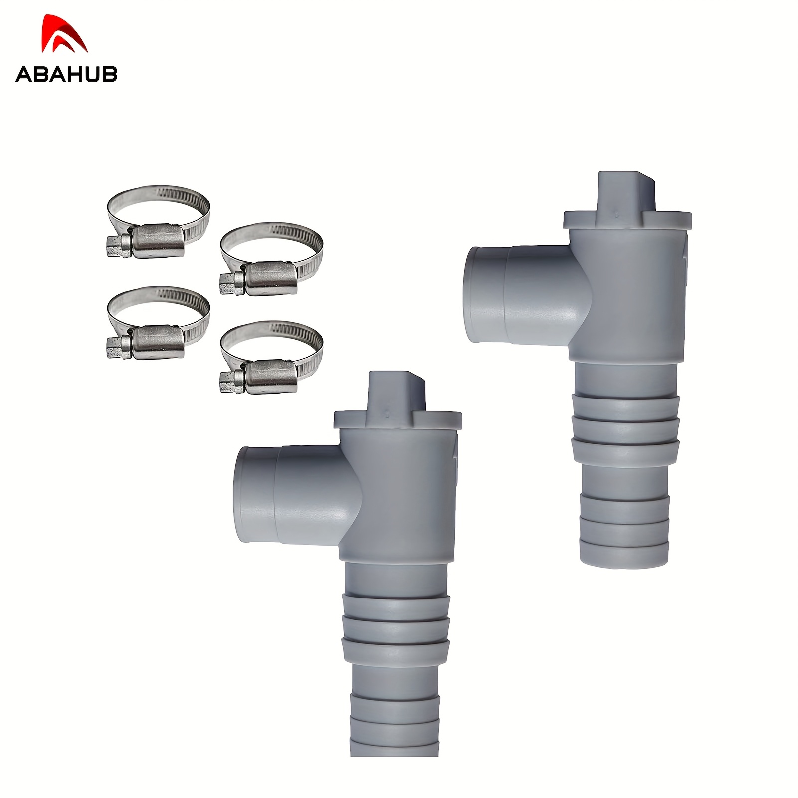 Image of Abahub Swimming Valve, Pool Additions, Featuring Valves And Hose Clamps, With Connecting Valves, Combinations , Ideal For Swimming Pools With 32mm Hose Connections, Perfect For Outdoor Fun At Home