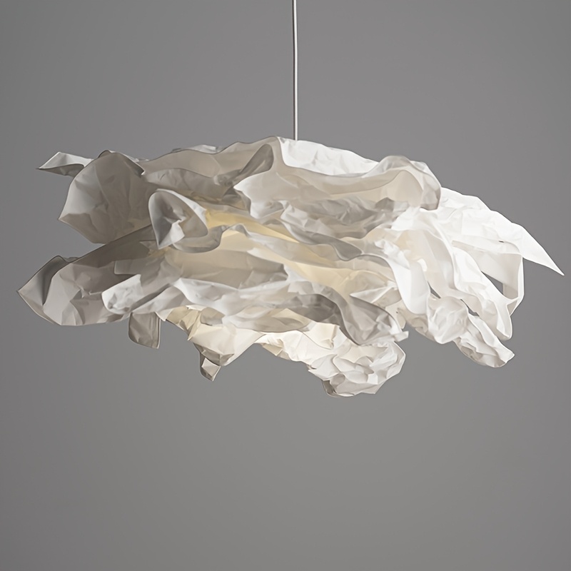 modern   chandelier stylish diy paper lamp shade with warm yellow   for   wedding and event decor no electricity needed hotel decoration modern chandelier paper   chandelier decor details 4