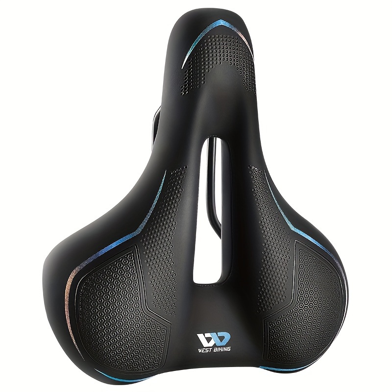 Image of West Biking Bike High Elastic Comfortable Mtb Seat Cushion Thicken Pu Breathable E-bike Cushion Road Bike Cycling Additions