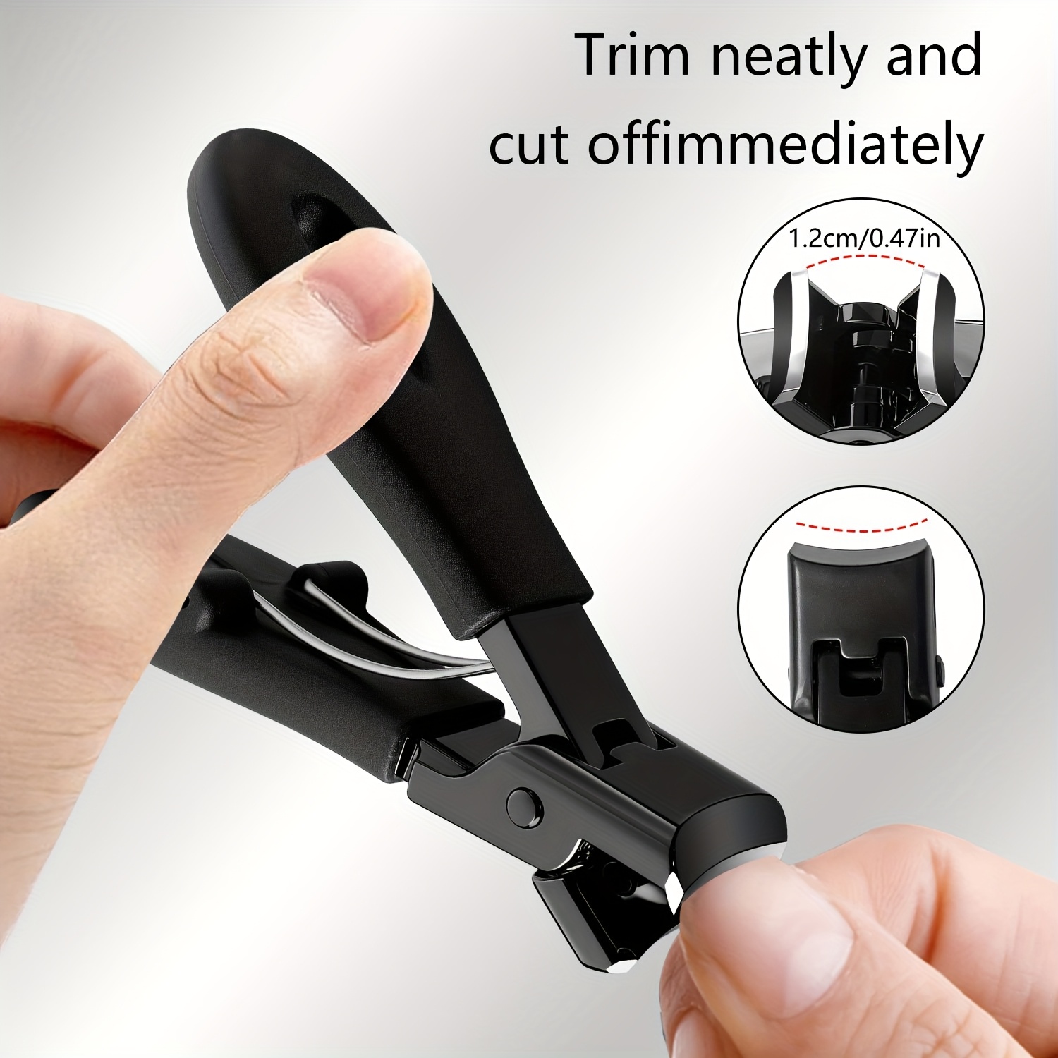 8pcs Thick Nail Clipper Set for Seniors and Adults