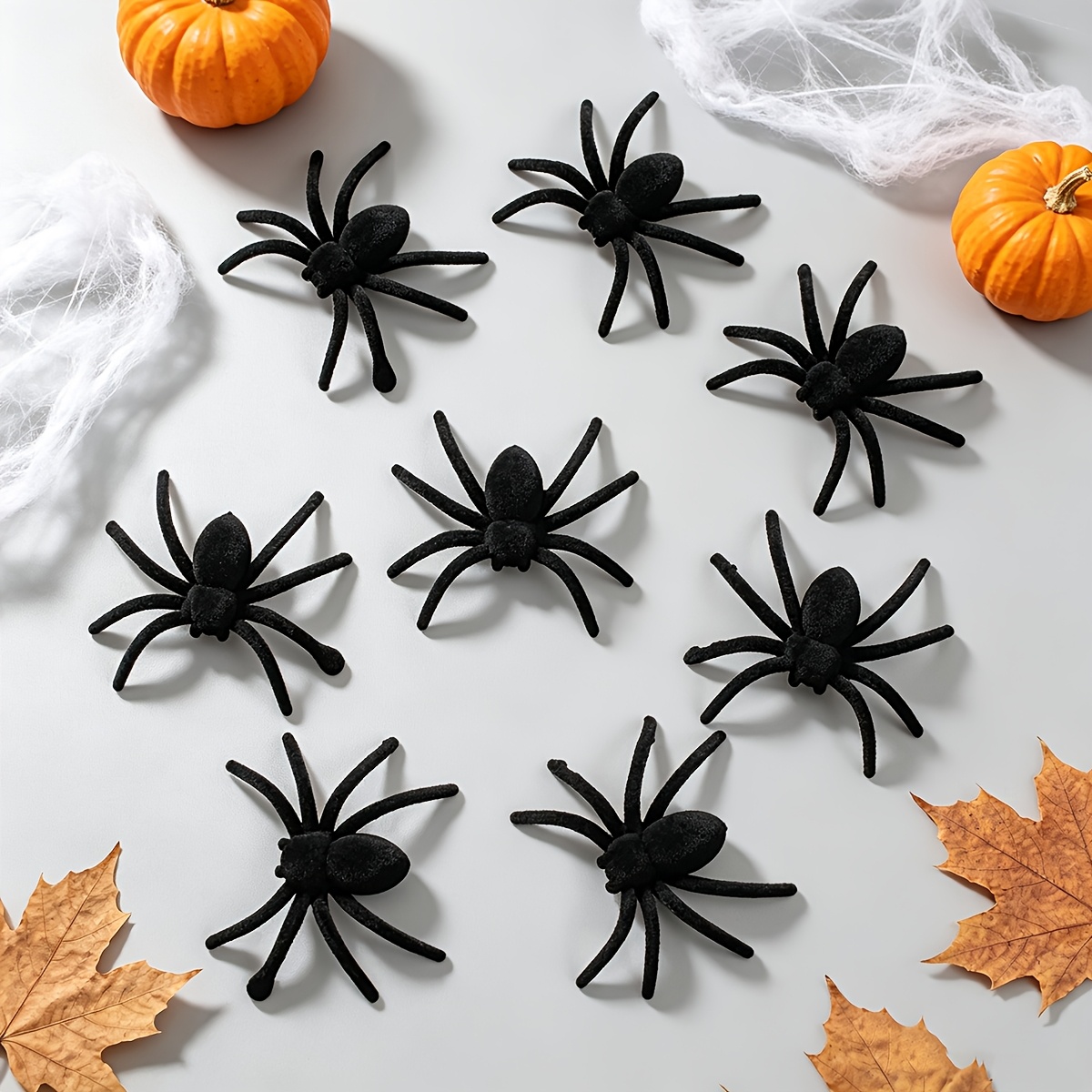 Image of 8pcs Halloween Fake , Realistic Desktop Ornaments, Full-body Prop , Halloween Scene Decoration, Halloween Home Decor, Halloween Decorations