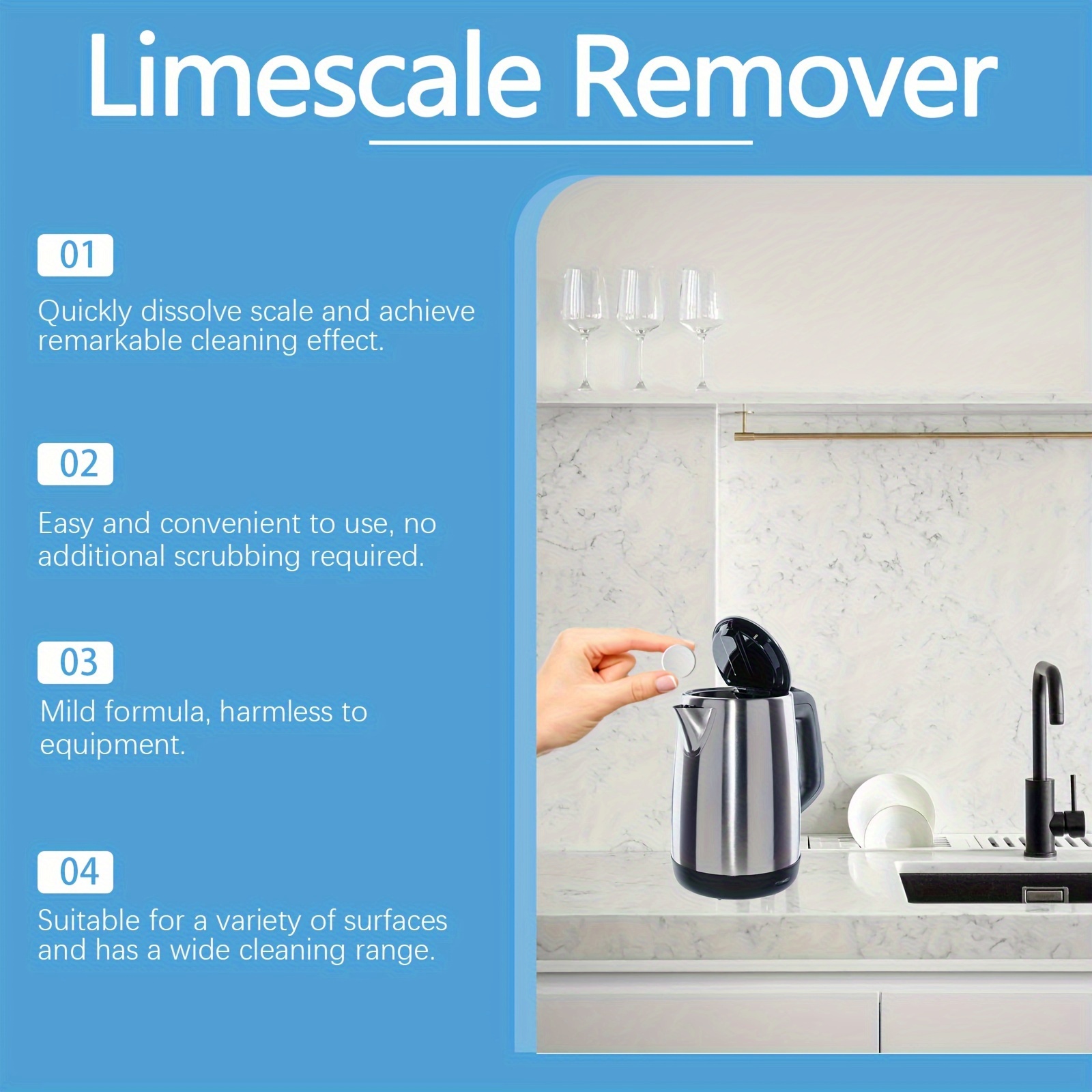 Citrashine Multi purpose Effervescent Tablets Scale Rust Temu