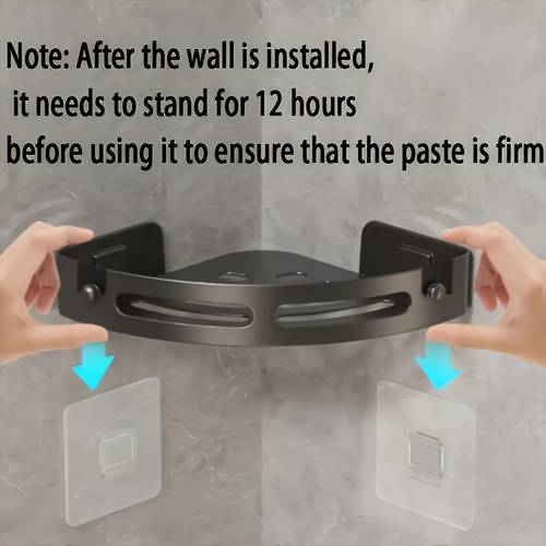 2pcs bathroom corner shelves no drilling required punch free shampoo rack stores 6 bath products bathroom shelf white bathroom storage and organization bathroom storage and organization shower shelf shower storage and organization