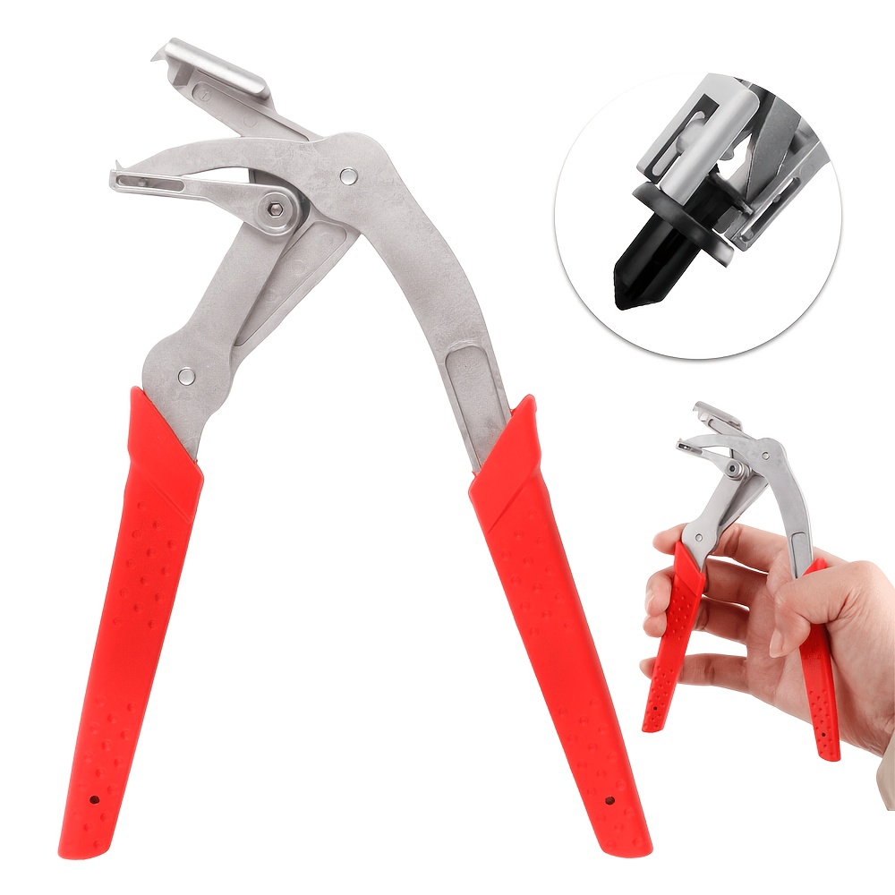 101pcs multi functional car clip removal pliers set with 100pcs plastic fasteners car clip pliers disassembly tools automotive snap ring pliers door panel clip removal for car interior door panel chassis trunk repair tool Product details 1