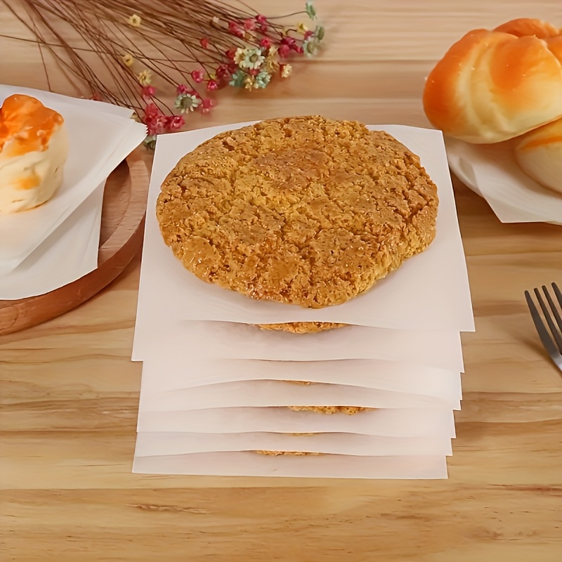 100 high quality non stick meat paper cubes food   and water resistant suitable for hamburger cake   baking grilling cake freezing candy packaging multi purpose use Product details 3