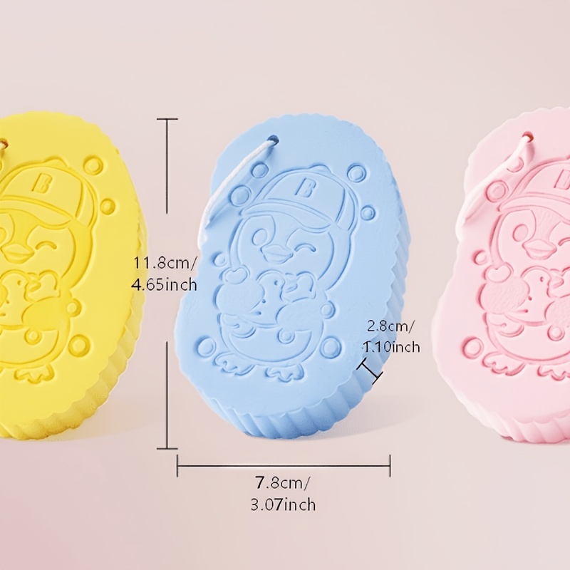 BooBooJoy Painless Exfoliating Bath Sponge, Gentle Cleansing