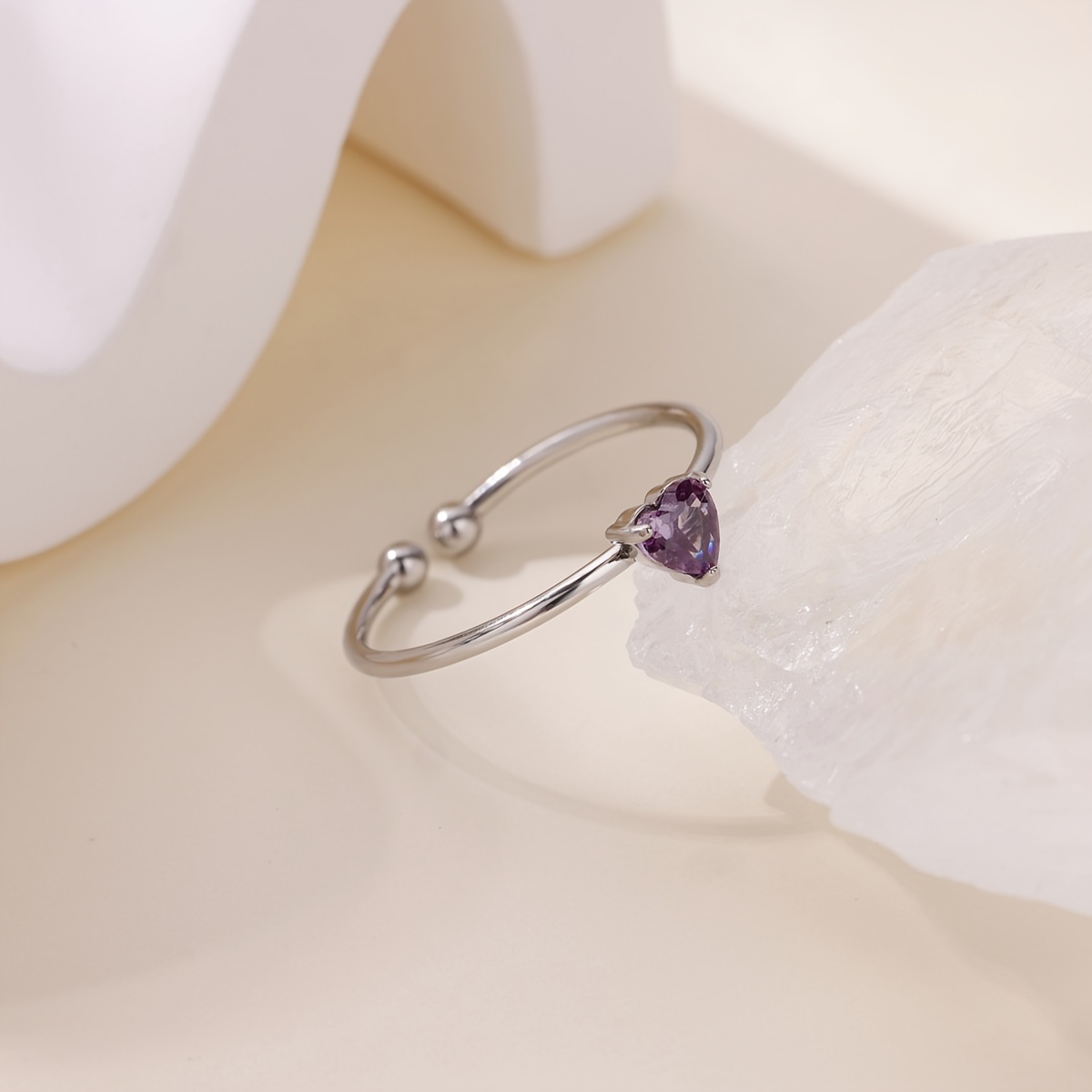 TEMU 1 Anillo de Abierto para Mujer - Joyería Minimalista para Diario y Fiestas, Regalo para , Aniversarios o Navidad - Accesorio Elegante Todo el