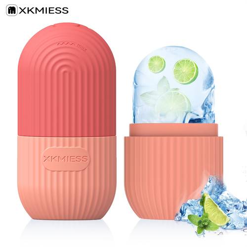 1pc rodillo de hielo facial en silicona