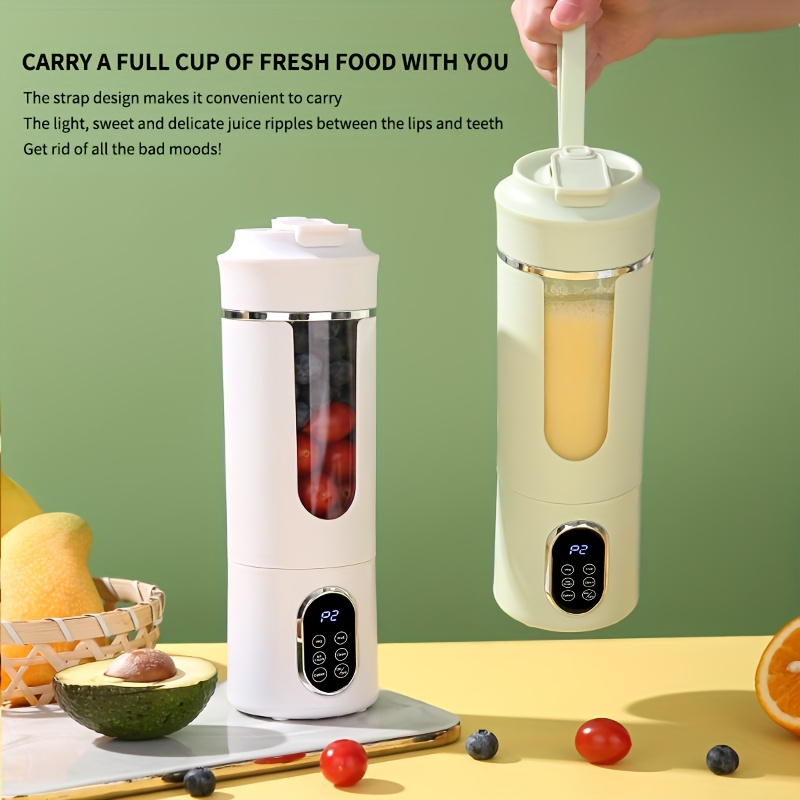 USB Rechargeable Portable Blender And Handheld Juicer – Easy to Clean, Perfect for Smoothies, Milkshakes, And Fresh Fruit Drinks – with Digital Display, – Ideal for Home, Office, Travel, Outdoor