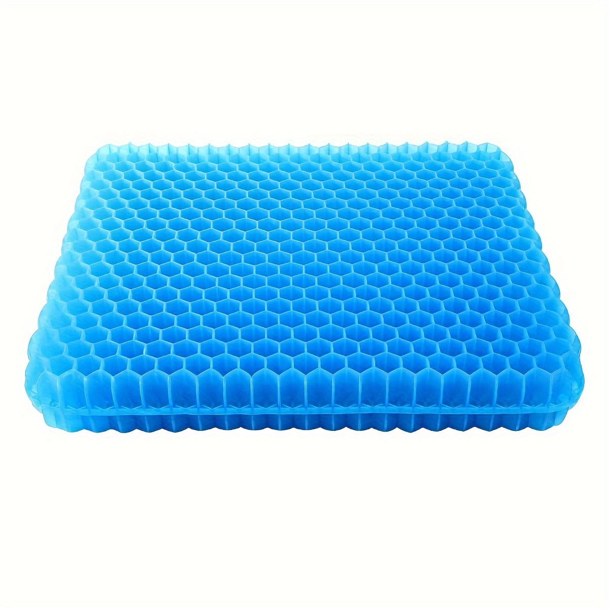 

1pc, 4 Seasons Ice Pad, Honeycomb Gel High Rebound Cushion, Office Long Sitting Silicone Farting Pad, Car Fishing Comfortable Cushion, Honeycomb Gel Car Cushion