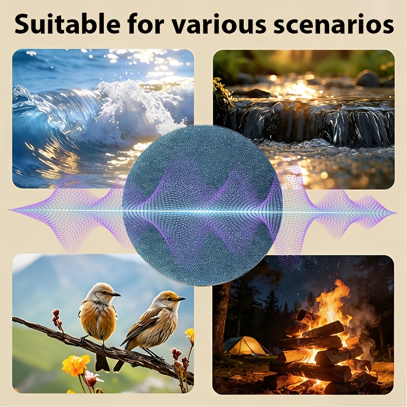 Smart Ultra-Thin Under-Pillow Sleep Speaker: Bass Bone Conduction Wireless Sleep Aid Device, Portable Speaker with White Noise, Stereo Surround Sound, Sleep Timer, USB Charging, a Must-Have for Music Lovers, And a Great Birthday Gift - Image 11
