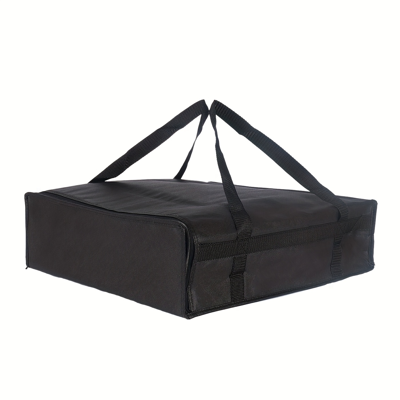 TEMU Sac isotherme de livraison de pizza 50 X 50 X 20,5 cm, sac d'épicerie réutilisable, sécurisée contact alimentaire, sac de livraison de pizza,