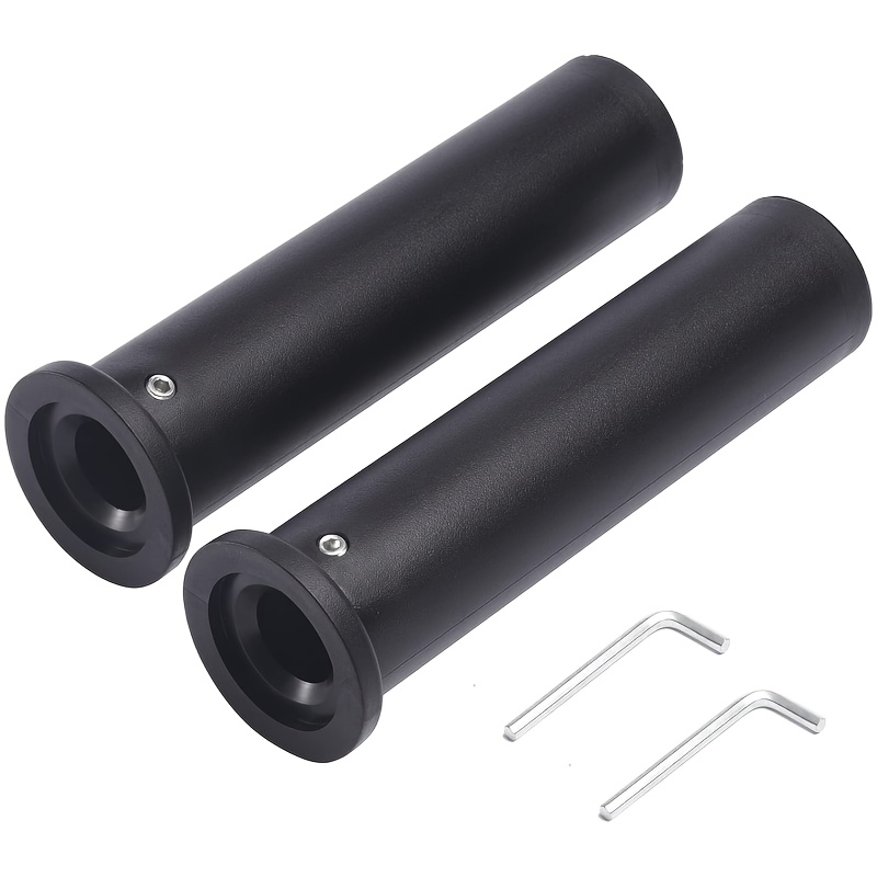 E-shop 2 Stk. strapazierfähige Nylon-Hantelscheibenhülsen, 1-Zoll-auf-2-Zoll-Hantelscheibenkragen-Adapter mit abnehmbaren Endkappen, passend für