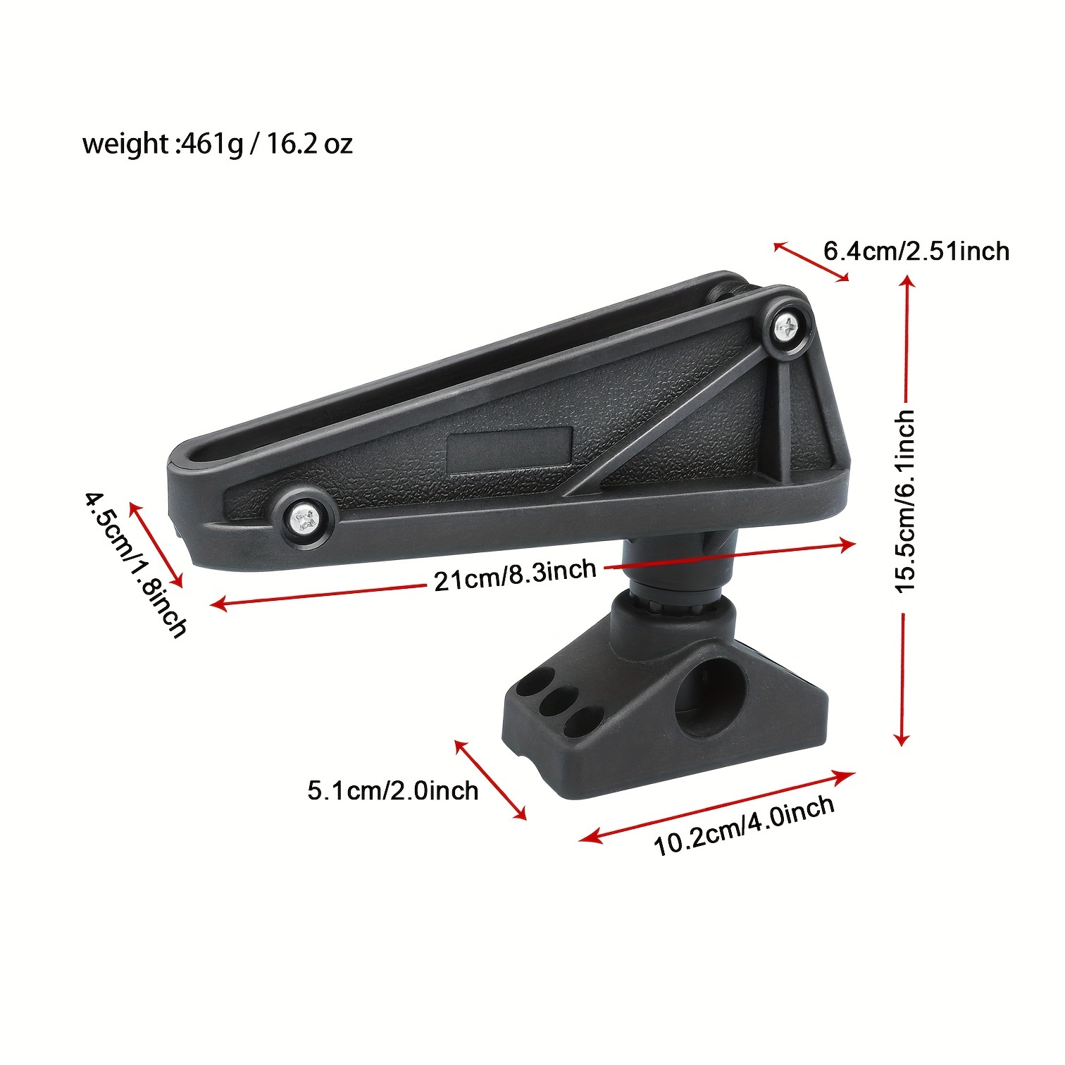 Anchor Lock with Release System Side Deck Mount for Kayaks Canoe